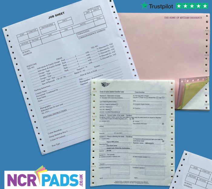 Continuous NCR Stationery