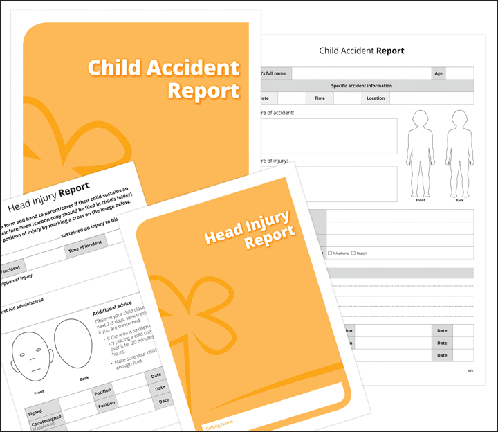 Nursery Resources: Child Accident & Head Injury Reports